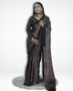 Pure Gajji Silk Ajrakh Print Saree with Tissue Pallu