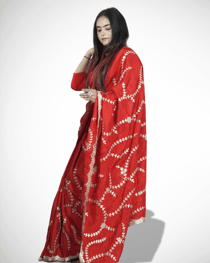 Classic Pure HO Silk Saree with Pitan Handwork | Timeless Festive Gatherings Saree Amai Jaipur