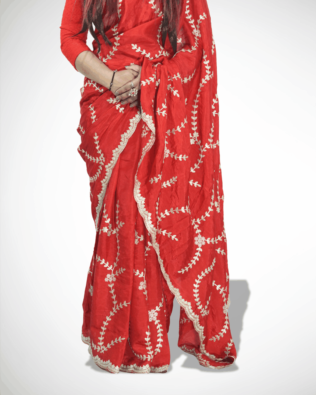 Classic Pure HO Silk Saree with Pitan Handwork | Timeless Festive Gatherings Saree Amai Jaipur