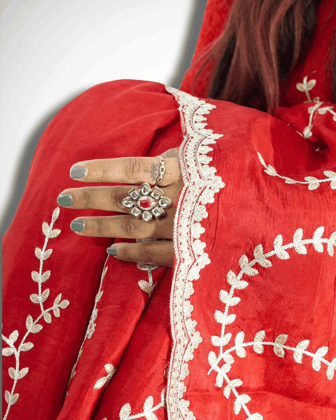 Classic Pure HO Silk Saree with Pitan Handwork | Timeless Festive Gatherings Saree Amai Jaipur
