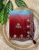 Luxurious Handwork Saree: Pure Chiffon Crape with Kardhana & Gotta Patti Embroidery