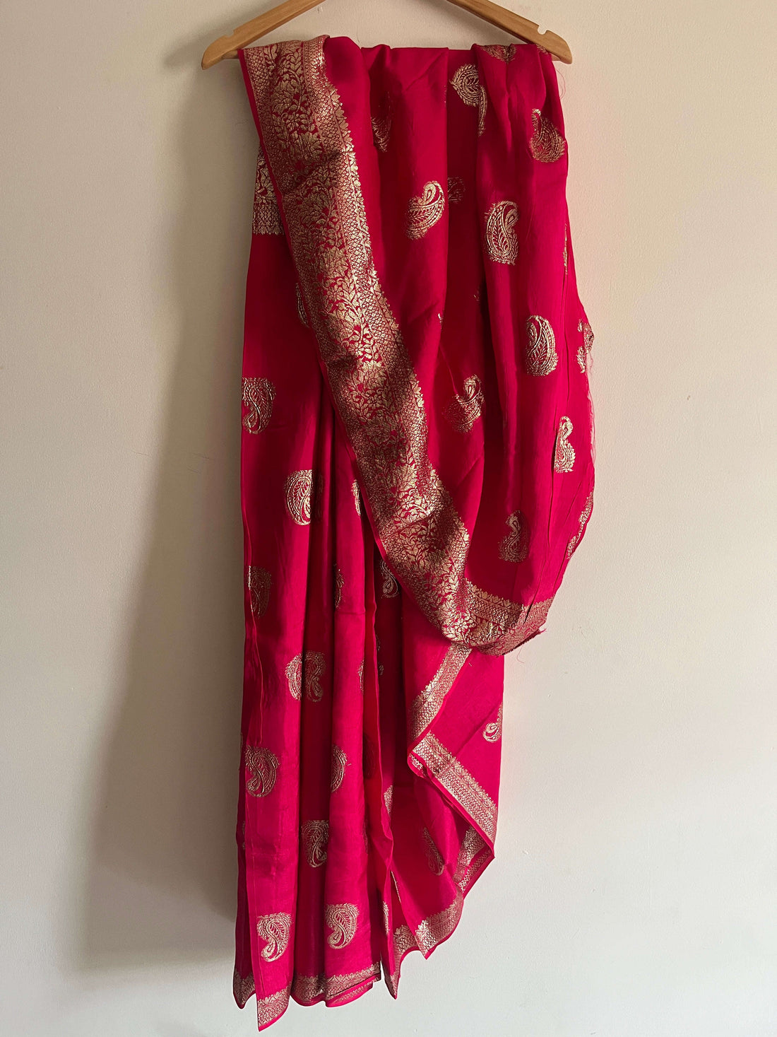 Premium Pure Russian Dola Fabric with Exquisite Hand Zari Weaving | Luxury Textile Amai Jaipur
